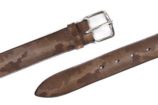 ORCIANI mens grey brown Belts camouflage 