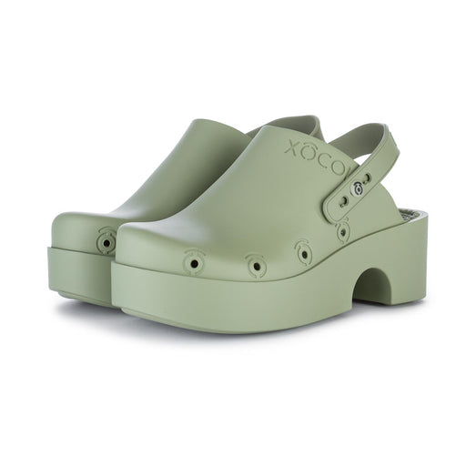 xocoi womens clogs green