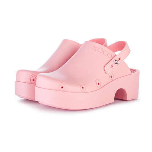 xocoi womens clogs pink