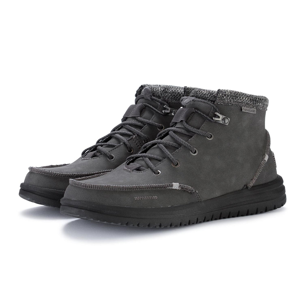 hey dude mens ankle boots bradley grey