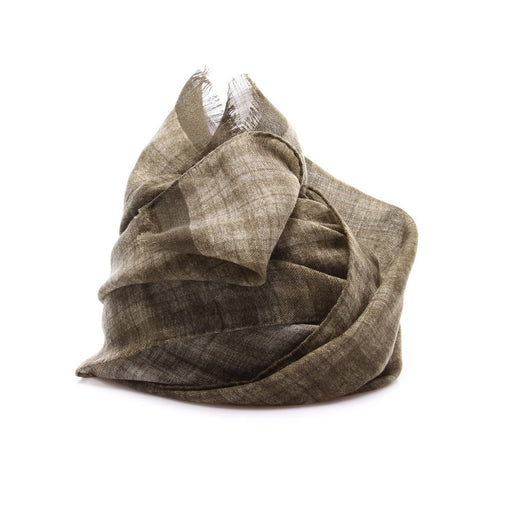 DANDY STREET mens olive green wool Scarf 