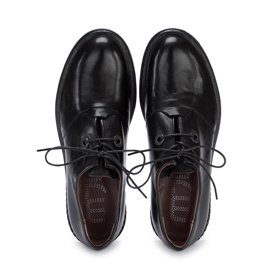 mjus womens lace up shoes black