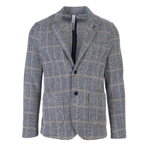 distretto 12 mens jacket gauthier blue grey