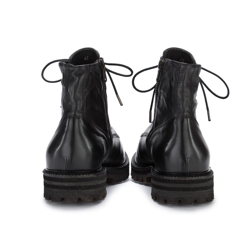 manto mens ankle boots phantom black