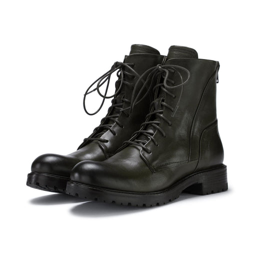 manovia52 womens ankle boots dark green