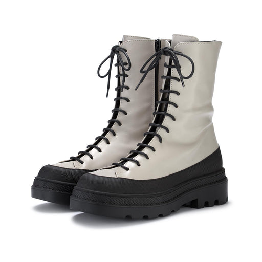 sofia len womens boots ice white black