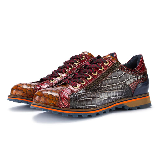lorenzi mens lace up shoes brown multicolor