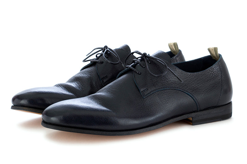 officine creative mens lace-up shoes leather blue navy