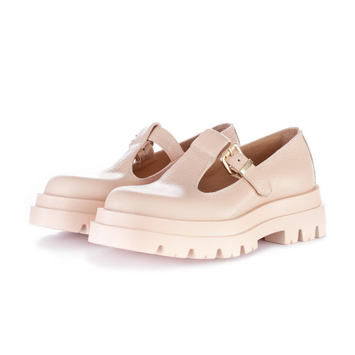 lemare womens flat shoes nude pink