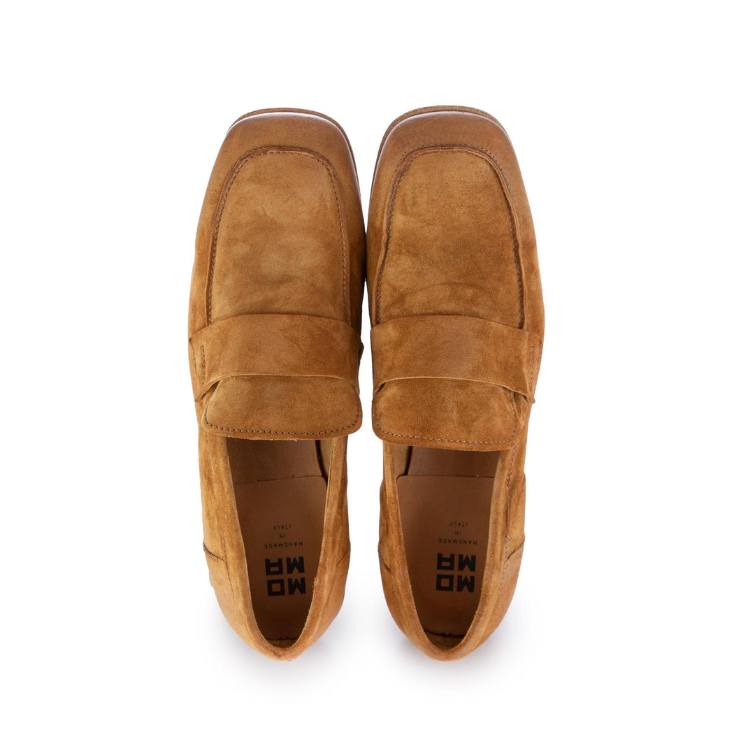 moma city loafers brown suede