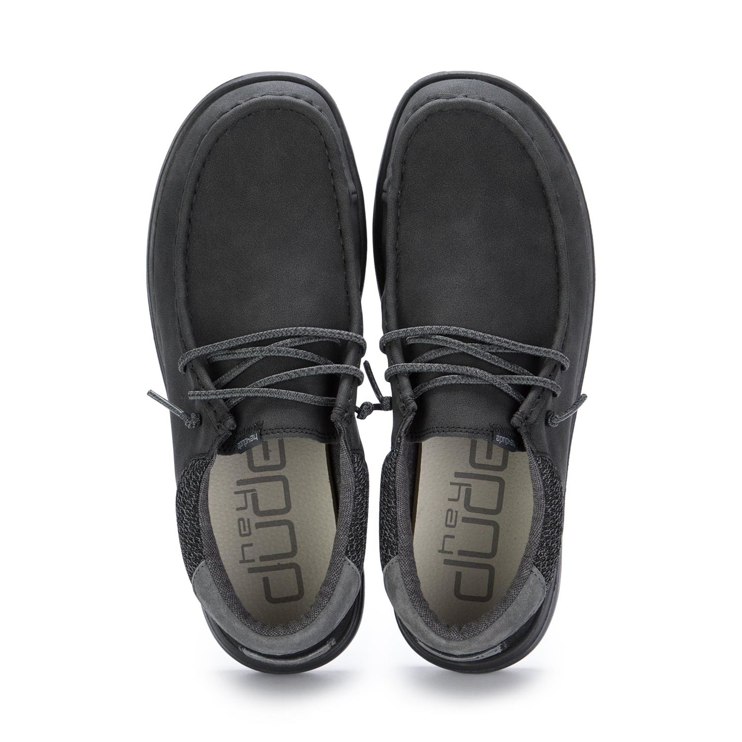 HEY DUDE SHOES | Flat shoes paul total black | MODEMOUR ♥