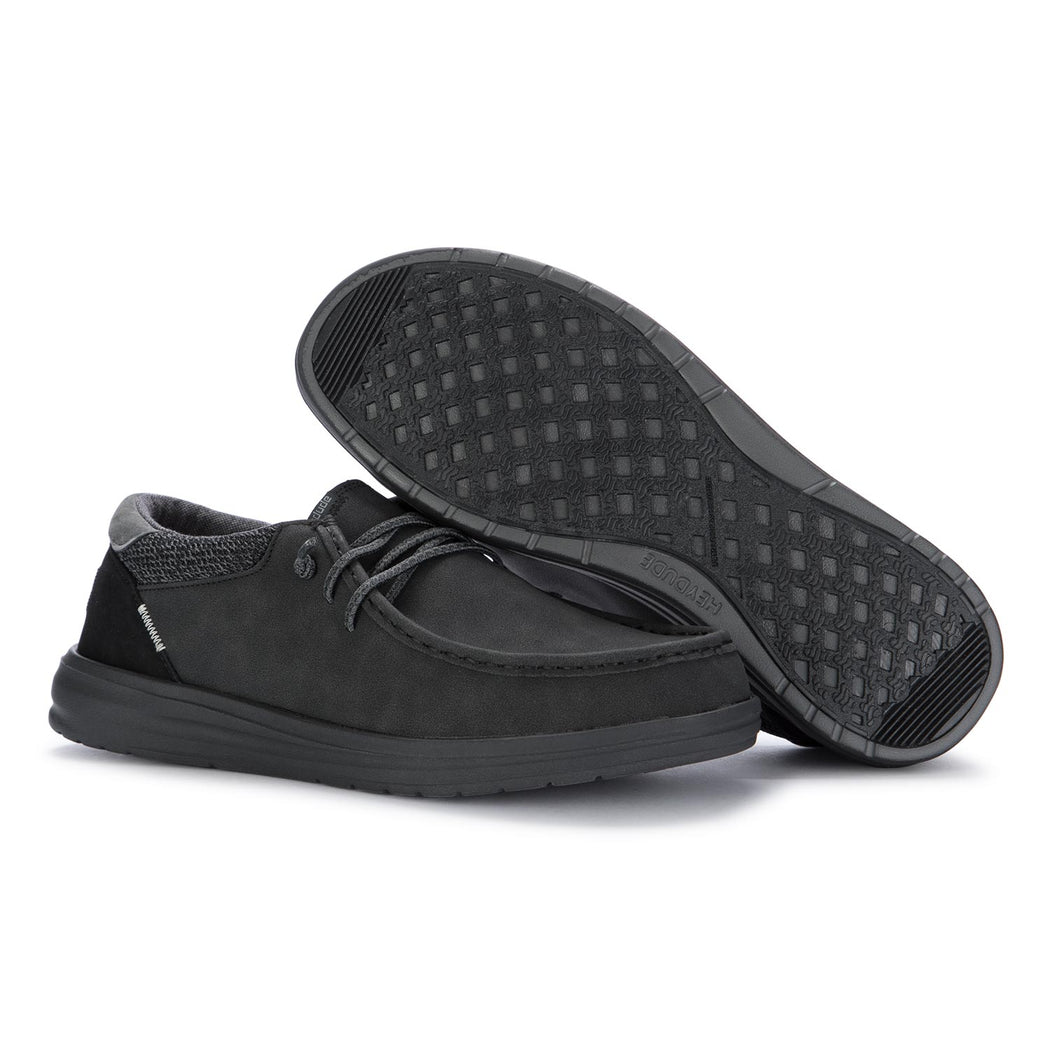 HEY DUDE SHOES | Flat shoes paul total black | MODEMOUR ♥