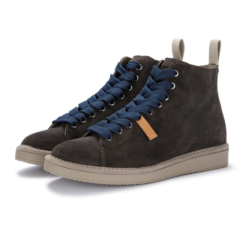 panchic mens ankle boots brown blue
