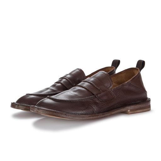 moma mens flat shoes toscano brown