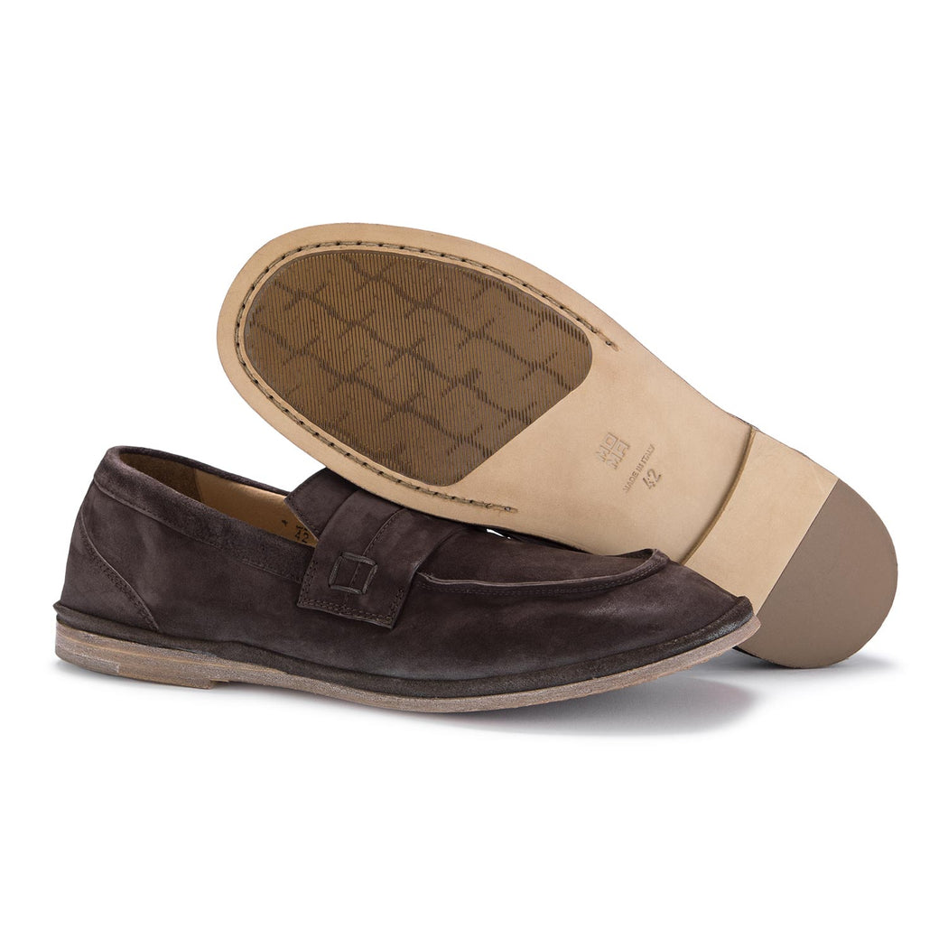 moma mens loafers oliver water brown