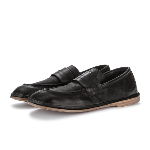 moma mens flat shoes oxide black