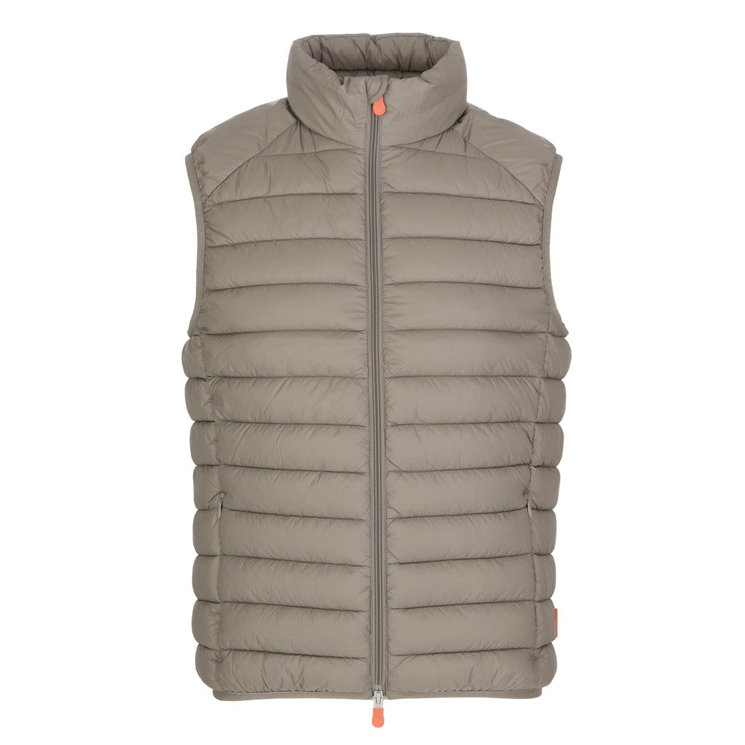 SAVE THE DUCK | Puffer vest nylon giga15 adam grey | MODEMOUR ♥