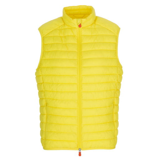 save the duck mens vest adam yellow