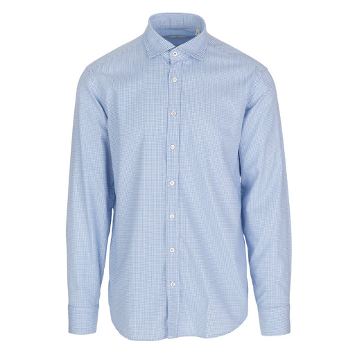 bastoncino mens shirt white blue