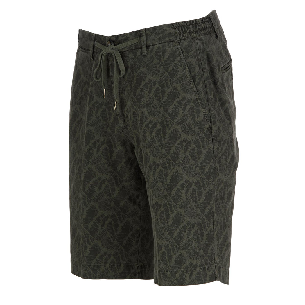 briglia mens shorts green floral pattern