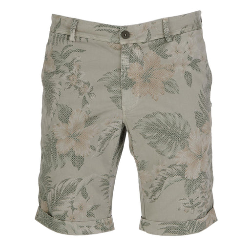 masons mens shorts grey floral print