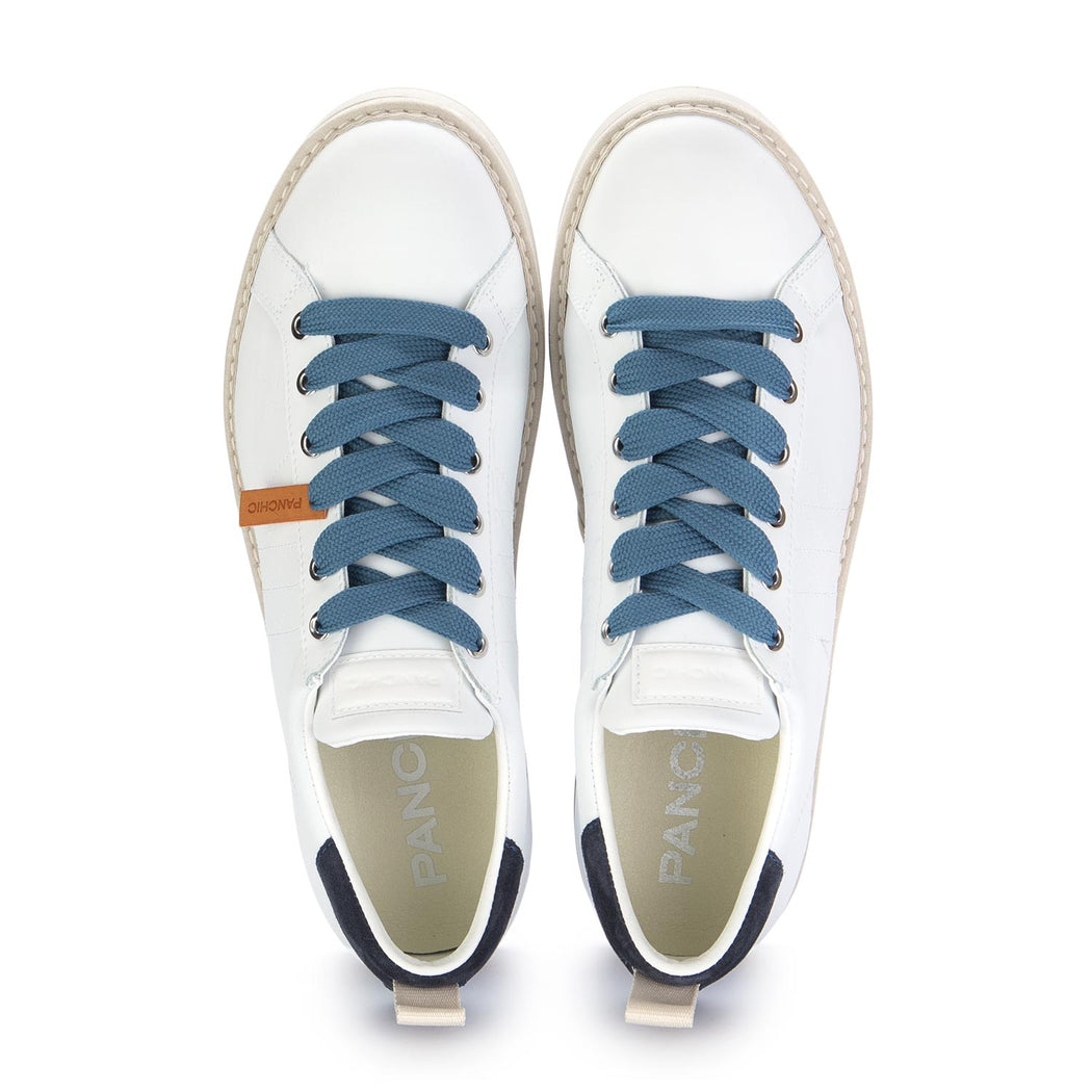 panchic mens sneakers white blue