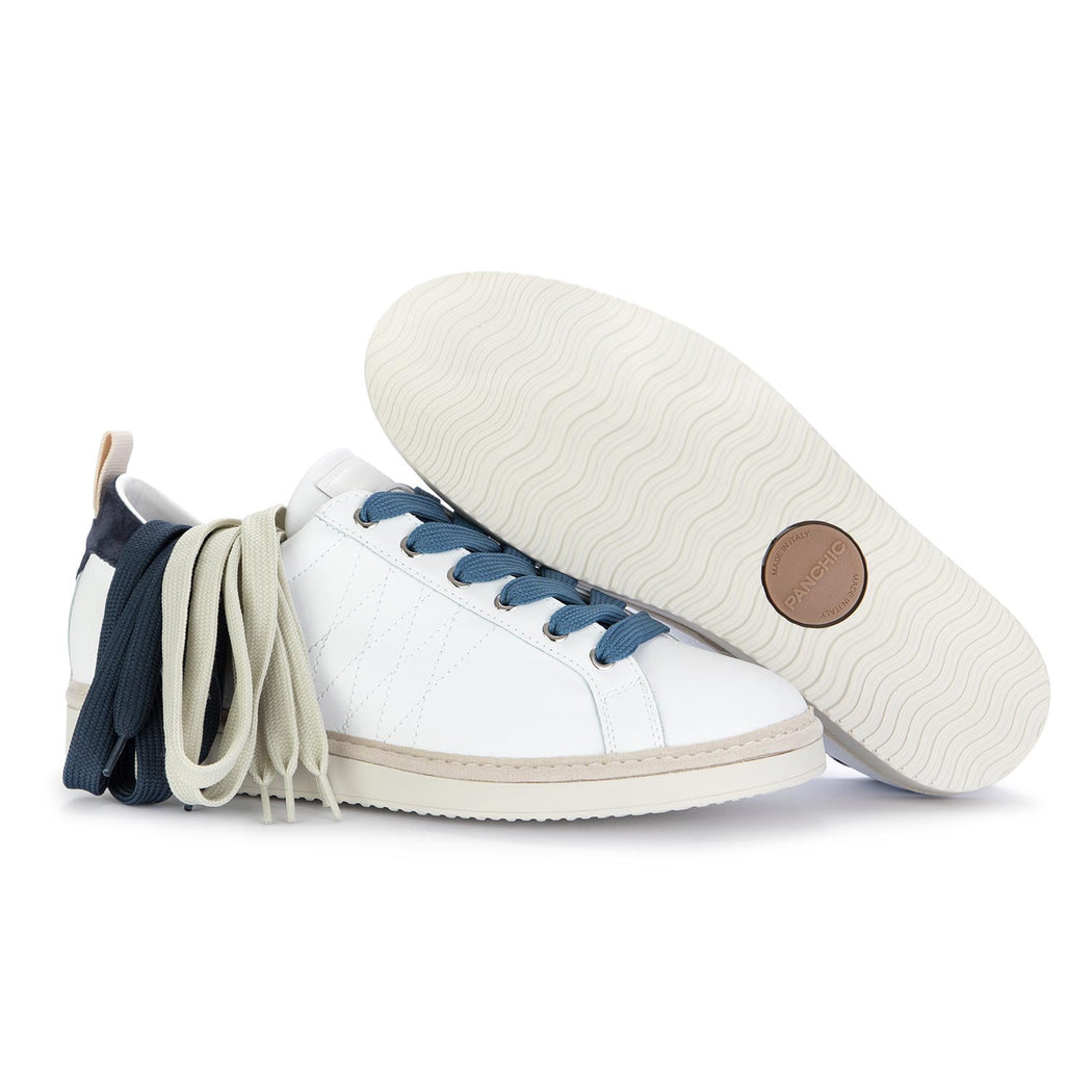 panchic mens sneakers white blue