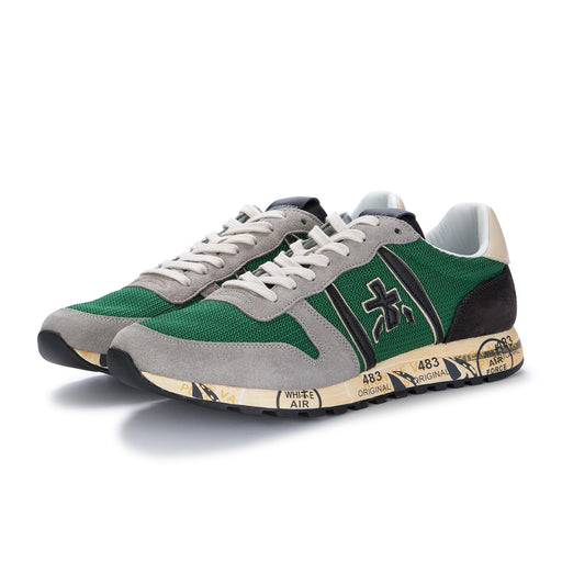 premiata mens sneakerseric green grey