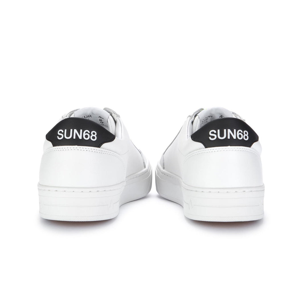 sun68 mens sneakers skate white black