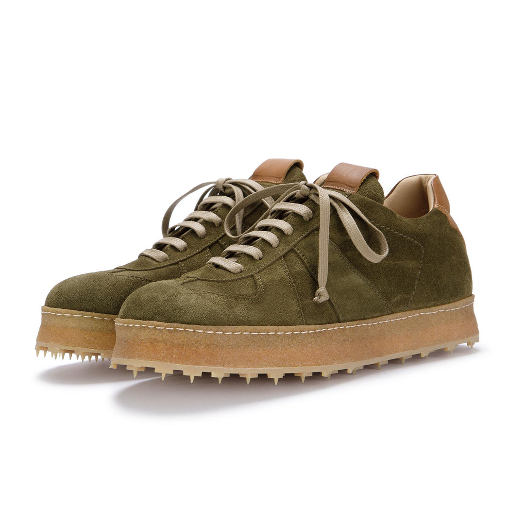 vicolo 8 mens sneakers lucca cuoio green