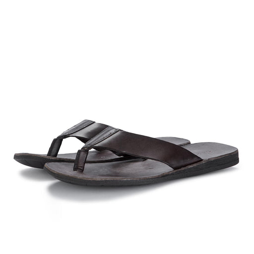 brador mens thong sandals brown