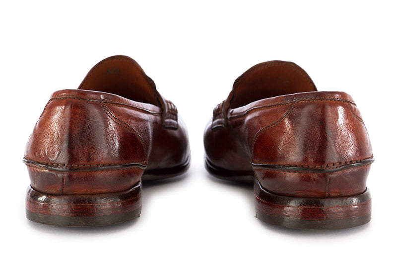 Lemargo men's loafers cognac brown leather