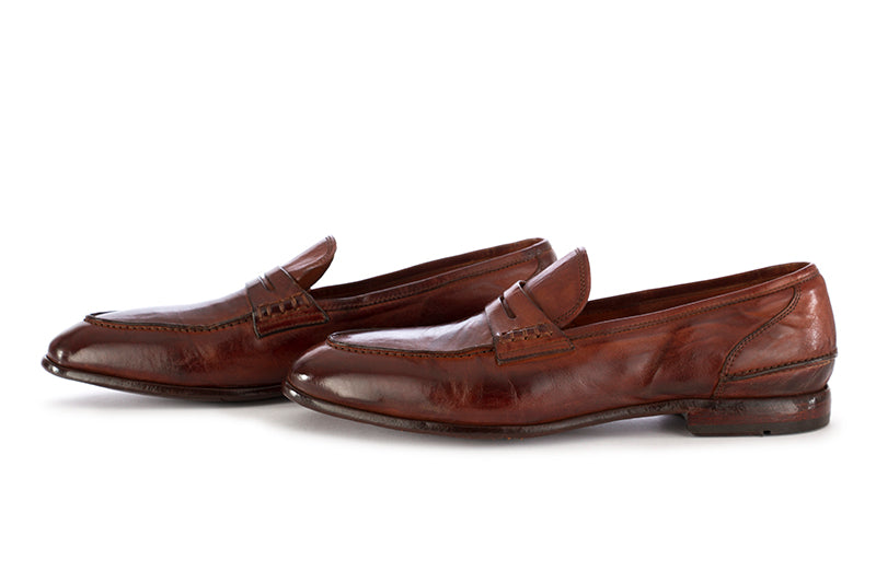 Lemargo men's loafers cognac brown leather