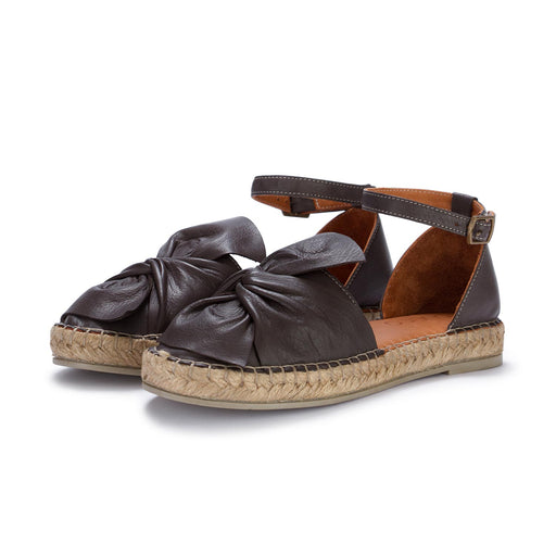 bueno womens espadrilles brown