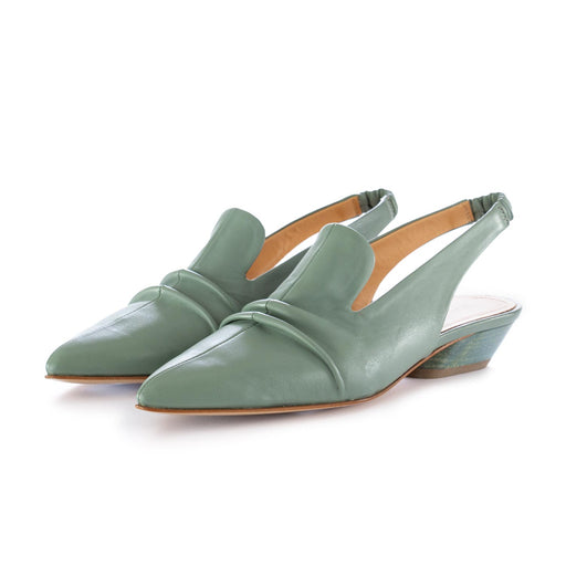 HALMANERA | SANDALS LEATHER BARON GIGLIO GREEN