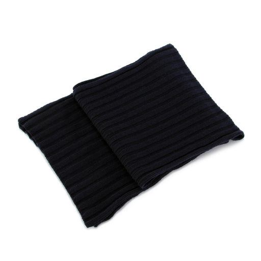 wool and co mens shawl ribbed blue