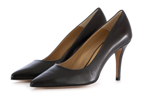Crispi pumps in black nappa leather