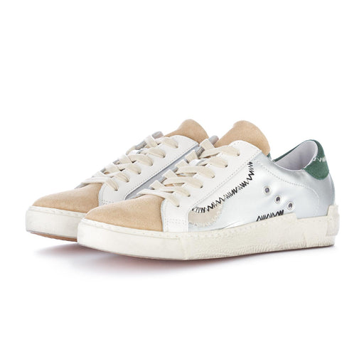 at go womens sneakers beige silver