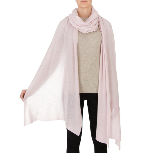 riviera cashmere womens stole pink