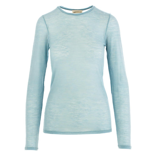 semicouture womens sweater t-shirt light blue