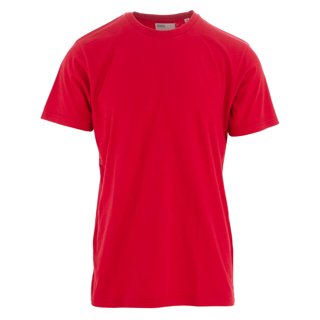 colorful standard unisex t-shirt cotton red