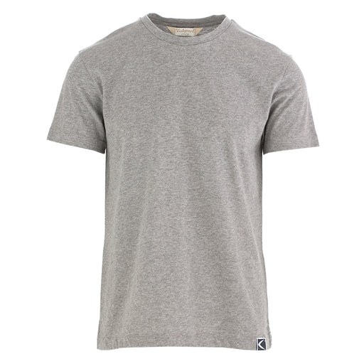 valsport mens t-shirt cotton grey melange