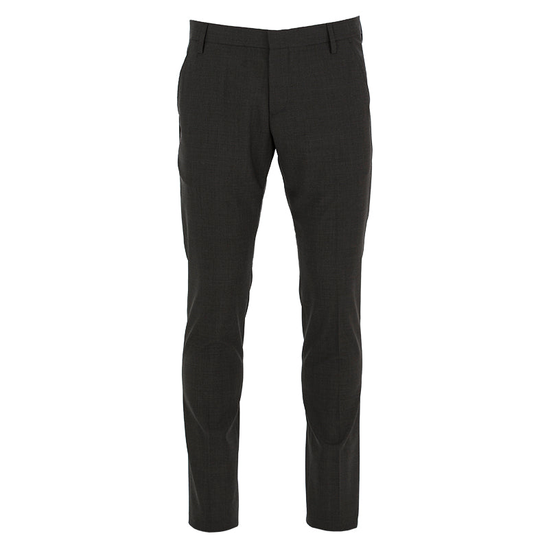entre amis mens trousers wool grey