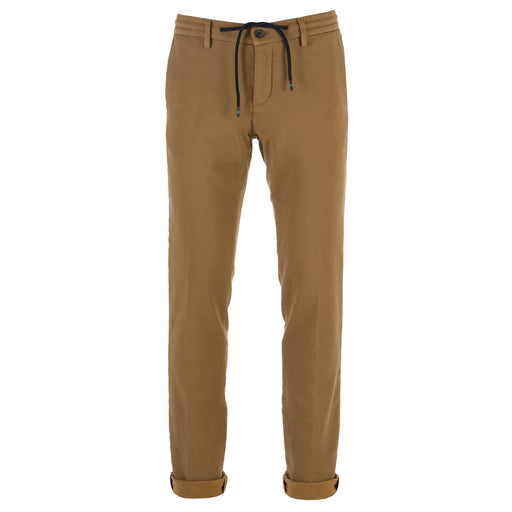 masons mens trousers milanojogger brown