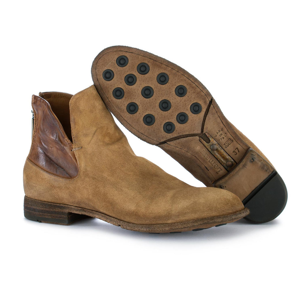 lemargo cork brown women's ankle boots 