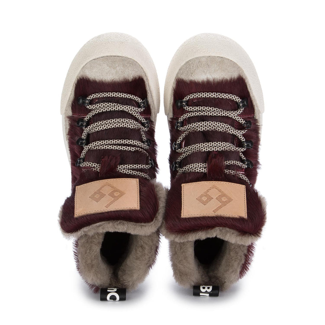 bng real shoes womens boots yeti bordeaux