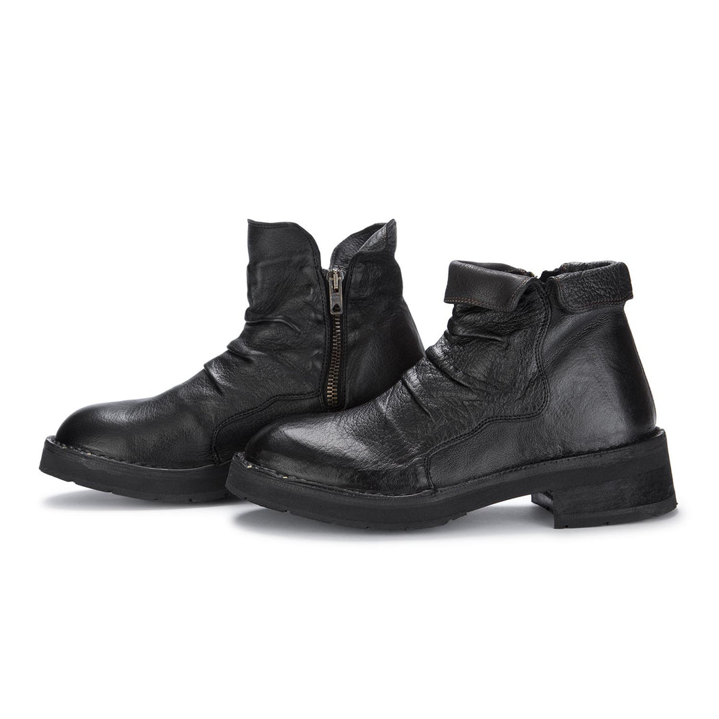 manufatto toscano vinci ankle boots black