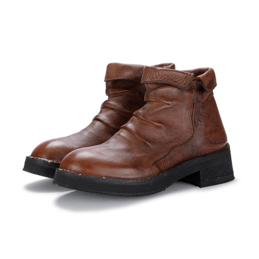manufatto toscano vinci ankle boots brown