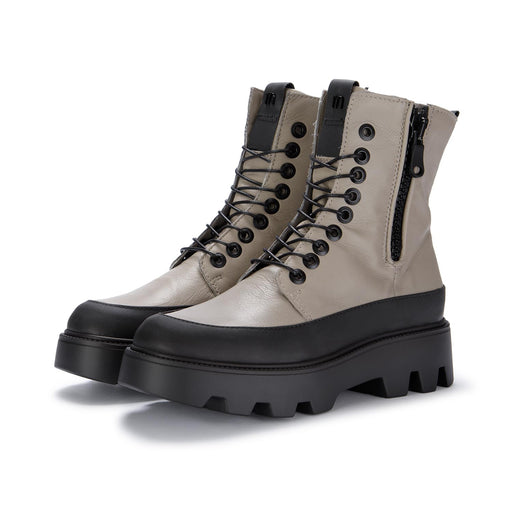 mjus womens ankle boots taupe black