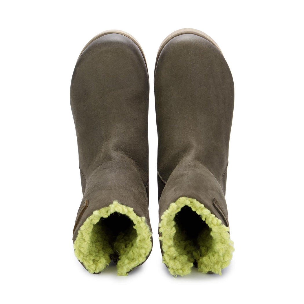 patrizia bonfanti ankle boots klog green